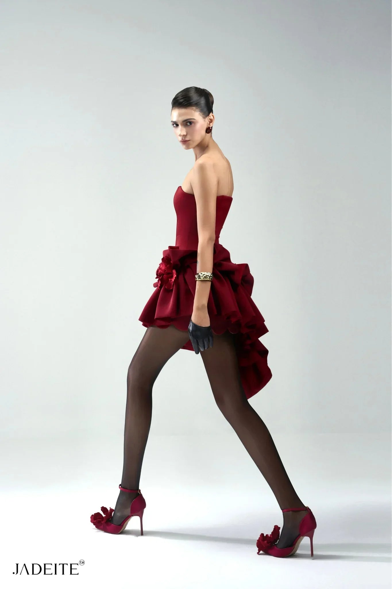 Seaweed R Strapless Dress